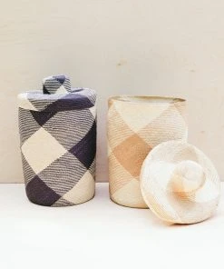 Territory Design Japa Tall Basket - Midnight Home Goods