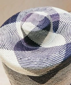 Territory Design Japa Tall Basket - Midnight Home Goods