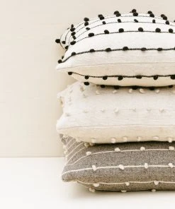 Territory Design Loops Throw Pillow Cover - Black Home Goods