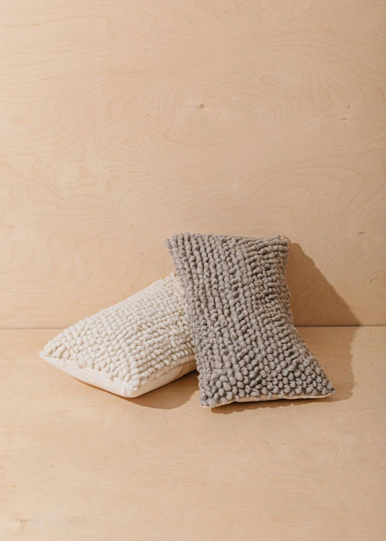 Territory Design Home Goods Nube Lumbar Pillow Cover - Gray Territory Design Home Goods Nube Lumbar Pillow Cover - Gray