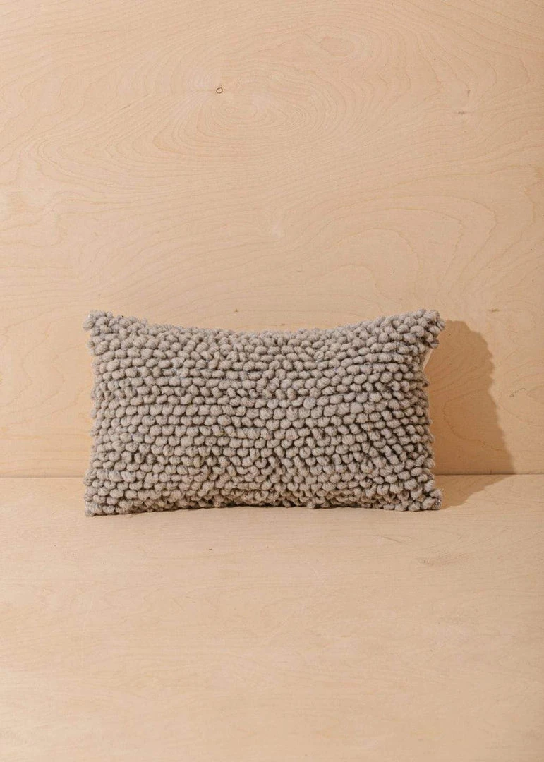 Territory Design Home Goods Nube Lumbar Pillow Cover - Gray Territory Design Home Goods Nube Lumbar Pillow Cover - Gray