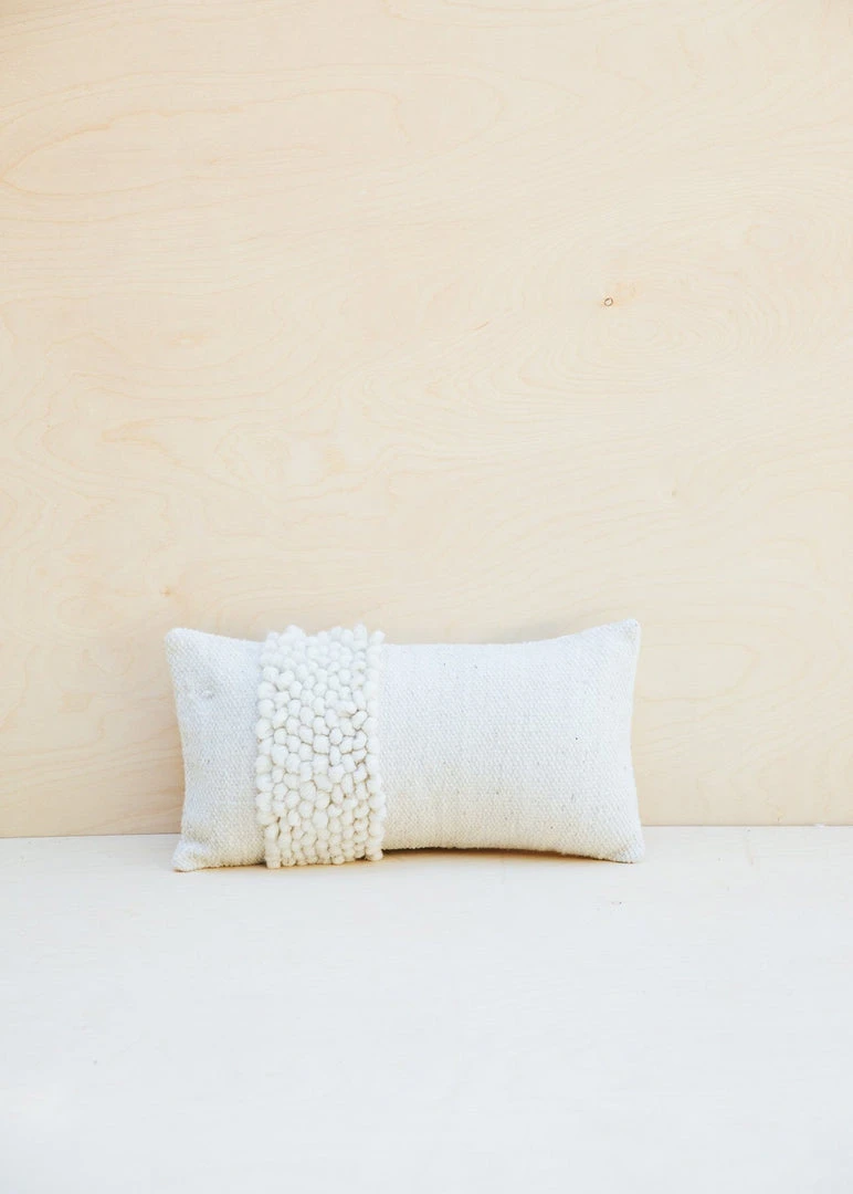 Territory Design Raya Lumbar Pillow Cover - Cream Territory Design Raya Lumbar Pillow Cover - Cream