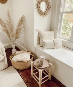 Territory Design Raya Lumbar Pillow Cover - Cream