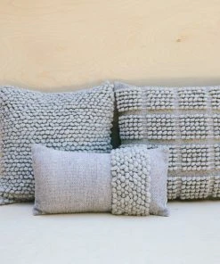 Territory Design Raya Lumbar Pillow Cover - Gray