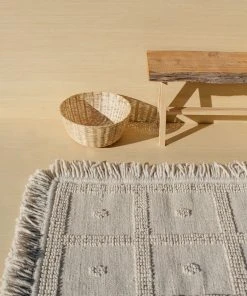 Territory Design Temo Wool Rug - Cream Home Goods 2 Territory Design Temo Wool Rug - Cream Home Goods