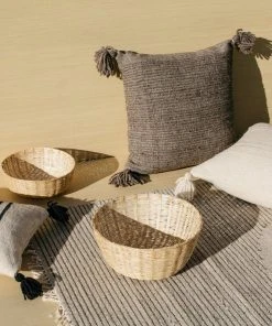 Territory Design Tres Rayos Throw Pillow Cover - Black