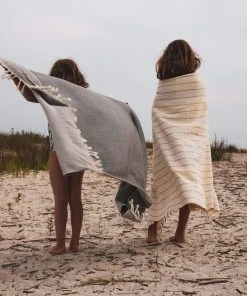 Territory Design Tunisian Beach / Bath Towel - Black Home Goods 4 Territory Design Tunisian Beach / Bath Towel - Black Home Goods