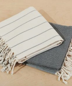 Territory Design Tunisian Beach / Bath Towel - Black Home Goods 5 Territory Design Tunisian Beach / Bath Towel - Black Home Goods