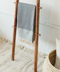 Territory Design Tunisian Beach / Bath Towel - Black Home Goods 2 Territory Design Tunisian Beach / Bath Towel - Black Home Goods