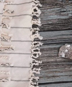 Territory Design Tunisian Beach / Bath Towel - Cream