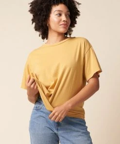 The Standard Stitch Boxy Crew - Golden Clothing