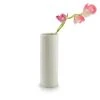The Bright Angle Bloom Porcelain Vase - Silk White