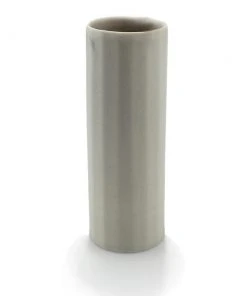The Bright Angle Bloom Porcelain Vase - Smoke Gray