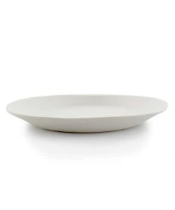 The Bright Angle Porcelain Catchall Plate - Silk White