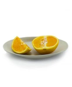 The Bright Angle Kitchen + Dining Porcelain Catchall Plate - Smoke Gray