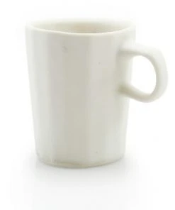 The Bright Angle Porcelain Doubleshot Espresso Cup - Silk White Home Goods