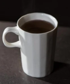 The Bright Angle Porcelain Doubleshot Espresso Cup - Silk White Home Goods