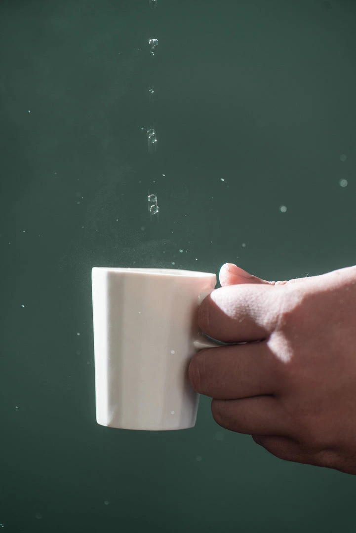 The Bright Angle Home Goods Porcelain Doubleshot Espresso Cup - Smoke Gray The Bright Angle Home Goods Porcelain Doubleshot Espresso Cup - Smoke Gray