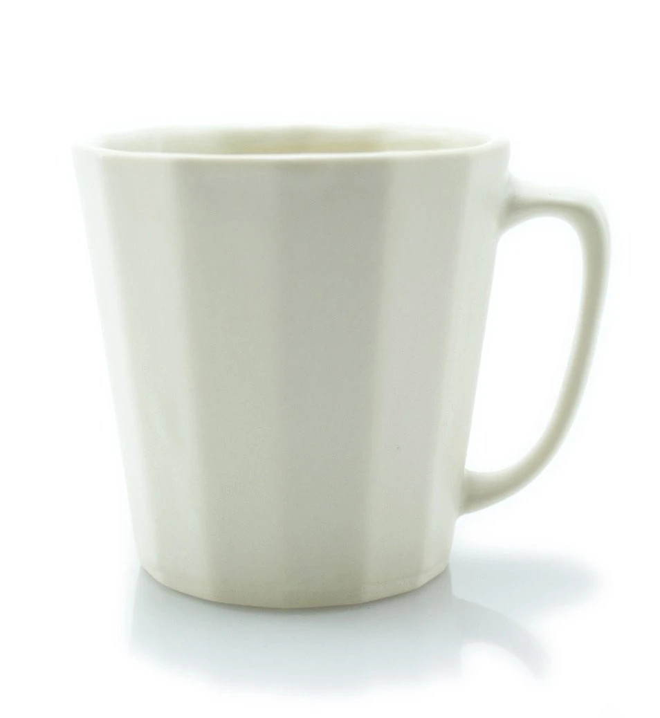 The Bright Angle Monday Porcelain Mug - Silk White The Bright Angle Monday Porcelain Mug - Silk White