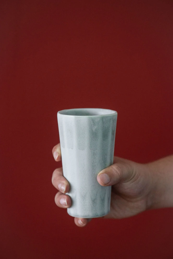 The Bright Angle Porcelain Pint Cup - Rosemary Green The Bright Angle Porcelain Pint Cup - Rosemary Green