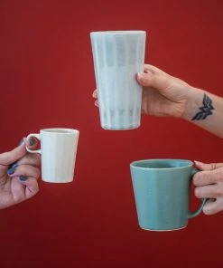 The Bright Angle Porcelain Pint Cup - Rosemary Green 4 The Bright Angle Porcelain Pint Cup - Rosemary Green