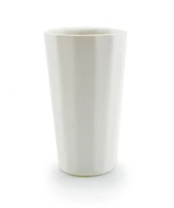 The Bright Angle Porcelain Pint Cup - Silk White