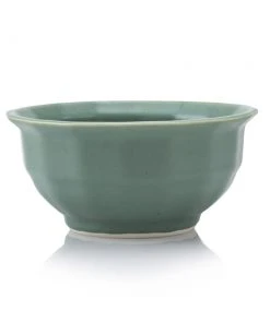 The Bright Angle Kitchen + Dining Porcelain Soup Bowl - Rosemary Green