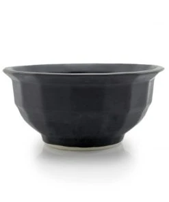 The Bright Angle Kitchen + Dining Porcelain Soup Bowl - Mica Black