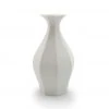 The Bright Angle Table Vase - Silk White