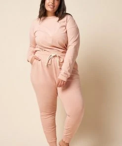The Standard Stitch Clothing Classic Jogger - Pale Pink