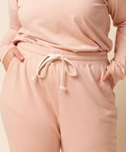 The Standard Stitch Clothing Classic Jogger - Pale Pink