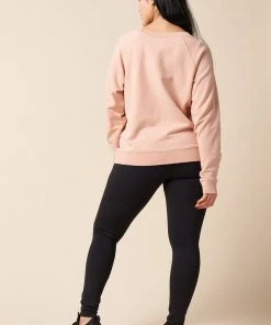 The Standard Stitch College Sweatshirt - Pale Pink