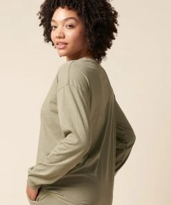 The Standard Stitch Long Sleeve Tee - Sage