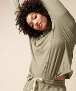 The Standard Stitch Long Sleeve Tee - Sage