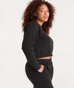 The Standard Stitch French Terry Crop Sweatshirt