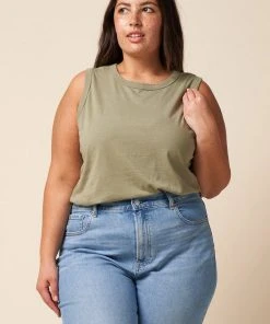 The Standard Stitch Made In USA Vintage Tank - Sage