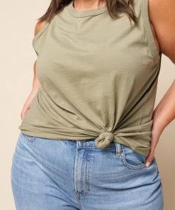 The Standard Stitch Made In USA Vintage Tank - Sage
