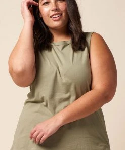 The Standard Stitch Made In USA Vintage Tank - Sage