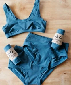 Thunderpants USA Stormy Blue Bralette Underwear + Bras