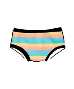 Thunderpants USA Fair Trade Kids' Pastel Rainbow Stripe Underwear