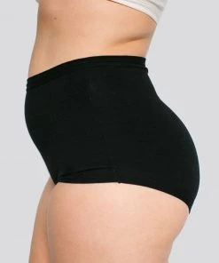 Thunderpants USA Plain Black Sky Rise Underwear