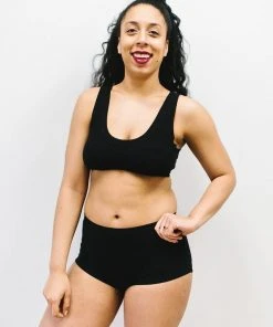Thunderpants USA Plain Black Bralette Best Sellers