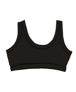 Thunderpants USA Plain Black Bralette Best Sellers