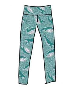Thunderpants USA Marine Whales High Rise Leggings