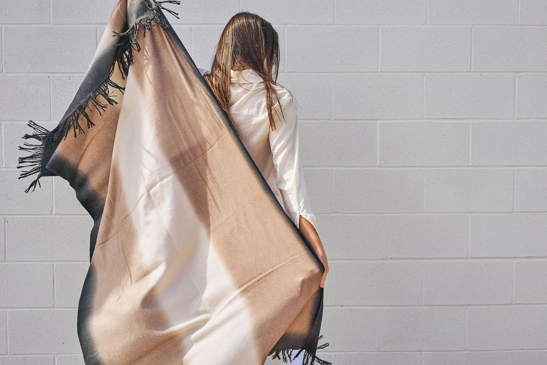 Studio Variously Home Goods Toast Merino Throw Blanket Studio Variously Home Goods Toast Merino Throw Blanket