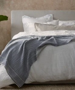 Coyuchi Topanga Matelasse Throw Blanket Home Goods