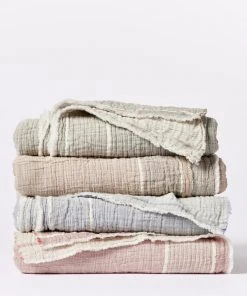 Coyuchi Topanga Matelasse Throw Blanket Home Goods