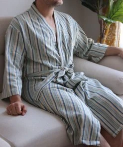 Anatolico Sky Unisex Turkish Robe Home Goods