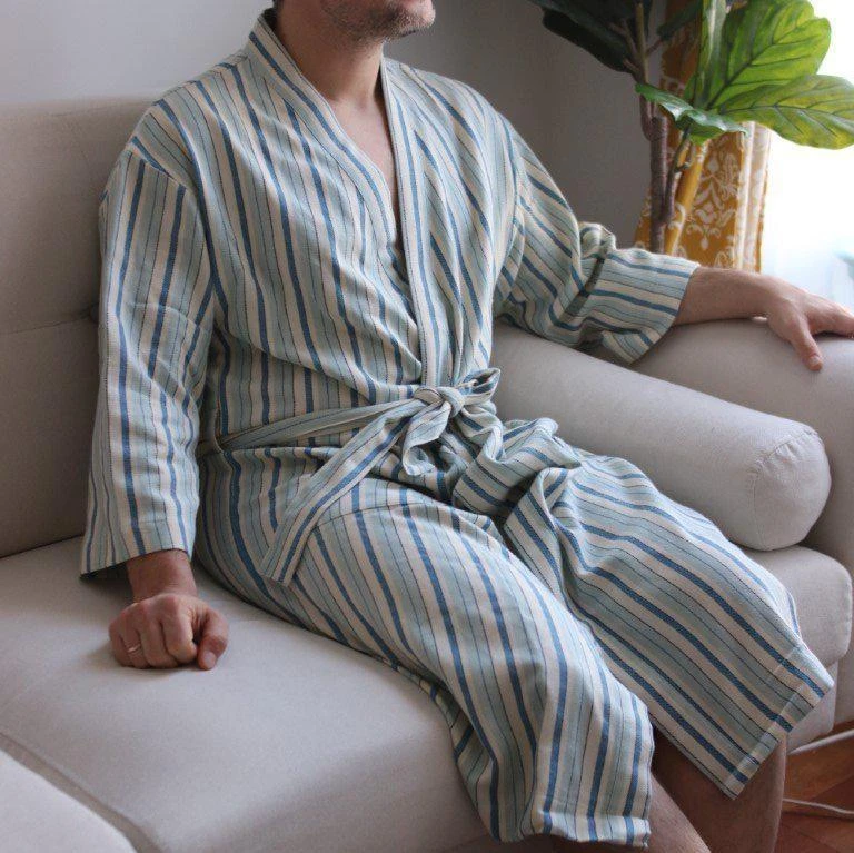 Anatolico Sky Unisex Turkish Robe Home Goods Anatolico Sky Unisex Turkish Robe Home Goods