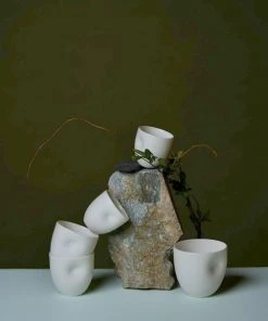 Middle Kingdom Kitchen + Dining Unique Porcelain Cups